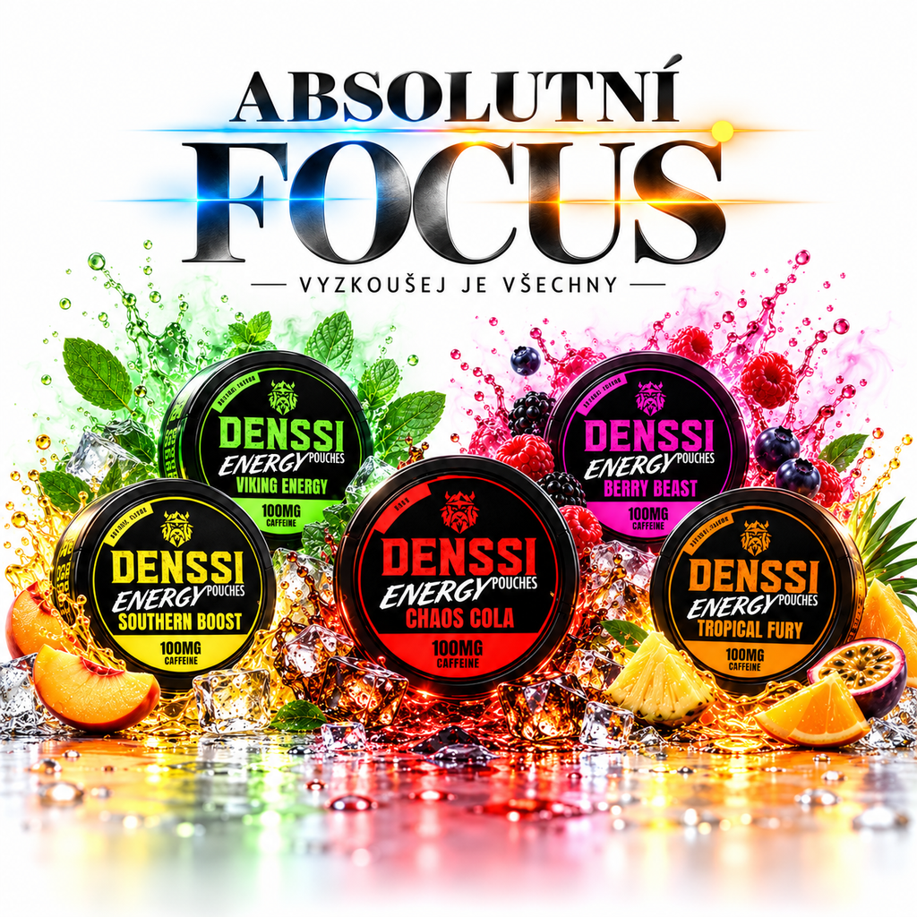 Absolutní focus - všech 5 příchutí v jednom balení