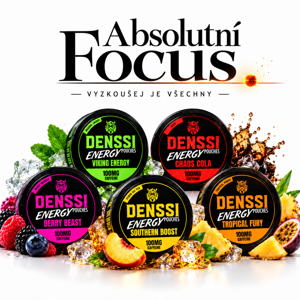 Absolutní focus - všech 5 příchutí v jednom balení